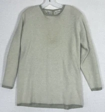 Vintage Valerie Stevens Lambs Wool Angora Blend Sweater Womens Medium Crochet 