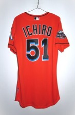 Authentic Majestic Miami Marlins Ichiro Suzuki #51 Cool Base Alternate Jersey 40