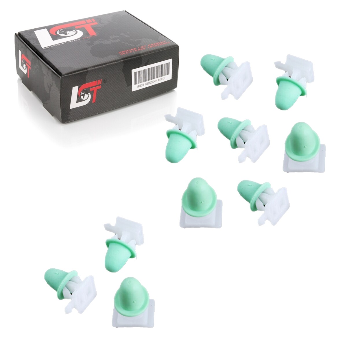 10x Mounting Clips for VW PASSAT 35i B4 PROTECTIVE STRIPS for FENDER