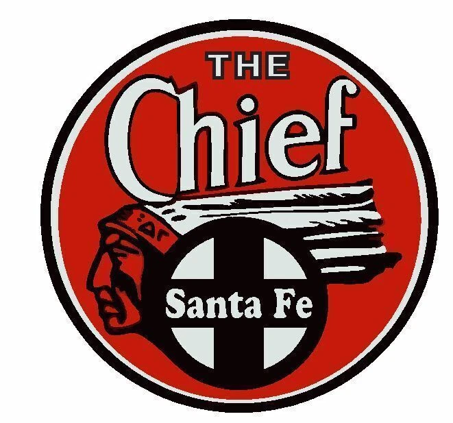 SAND DOLLAR SALES The Chief Santa Fe Railroad Railway Train Sticker Decal R2783