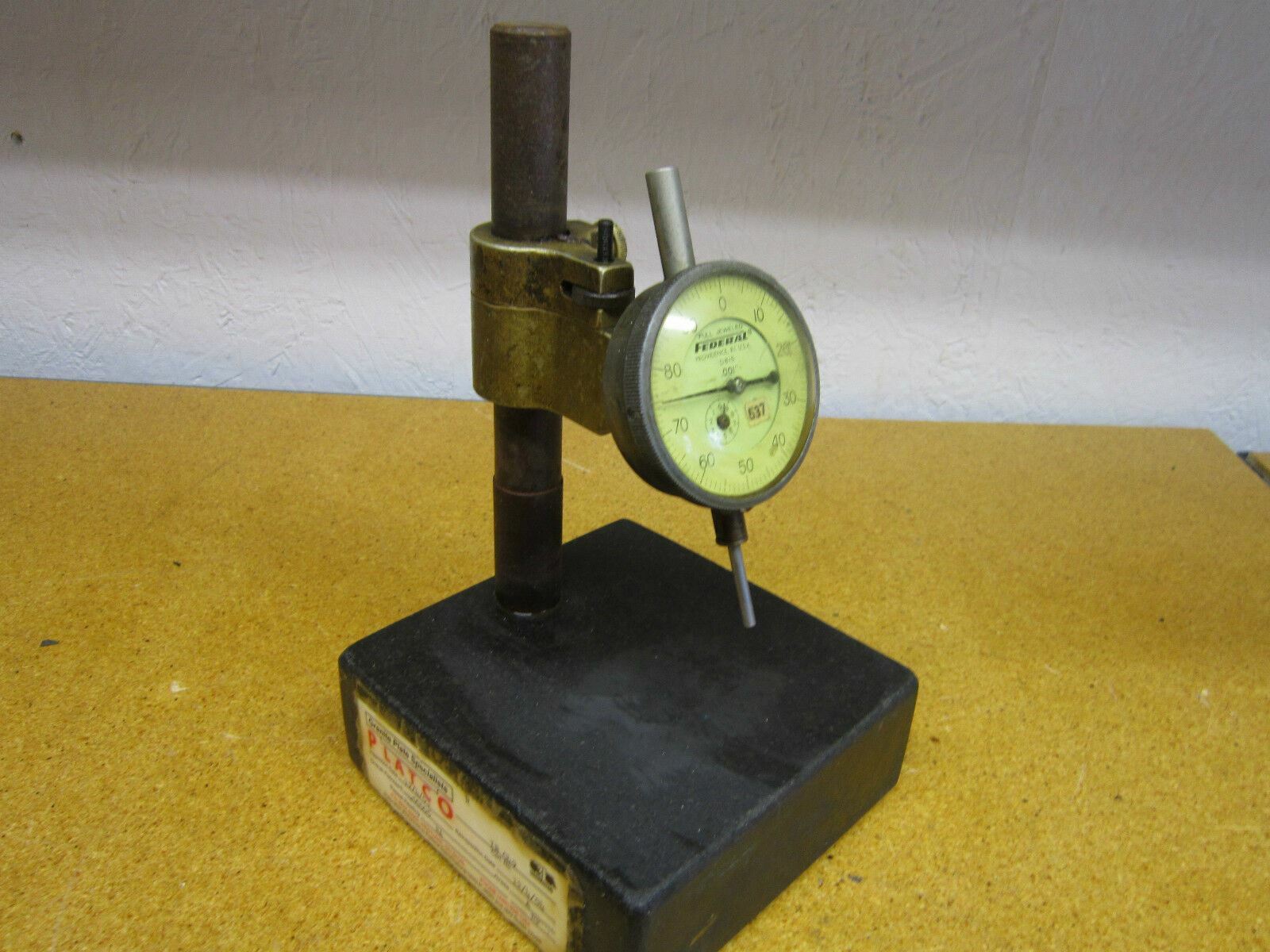Platco IB049 Granite Plate Specialists Federal D815 Dial Indicator eBay