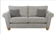 Brand NEW, unused, SCS Aurora 2 Seater Fabric Sofa In Silver Grey