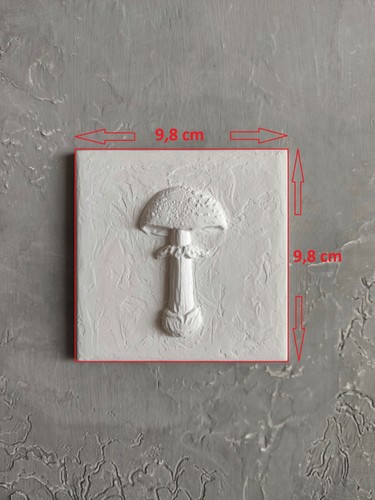 Mushroom 3d Tiles silicone mold, mold for cement, mould for concrete - Picture 2 of 6
