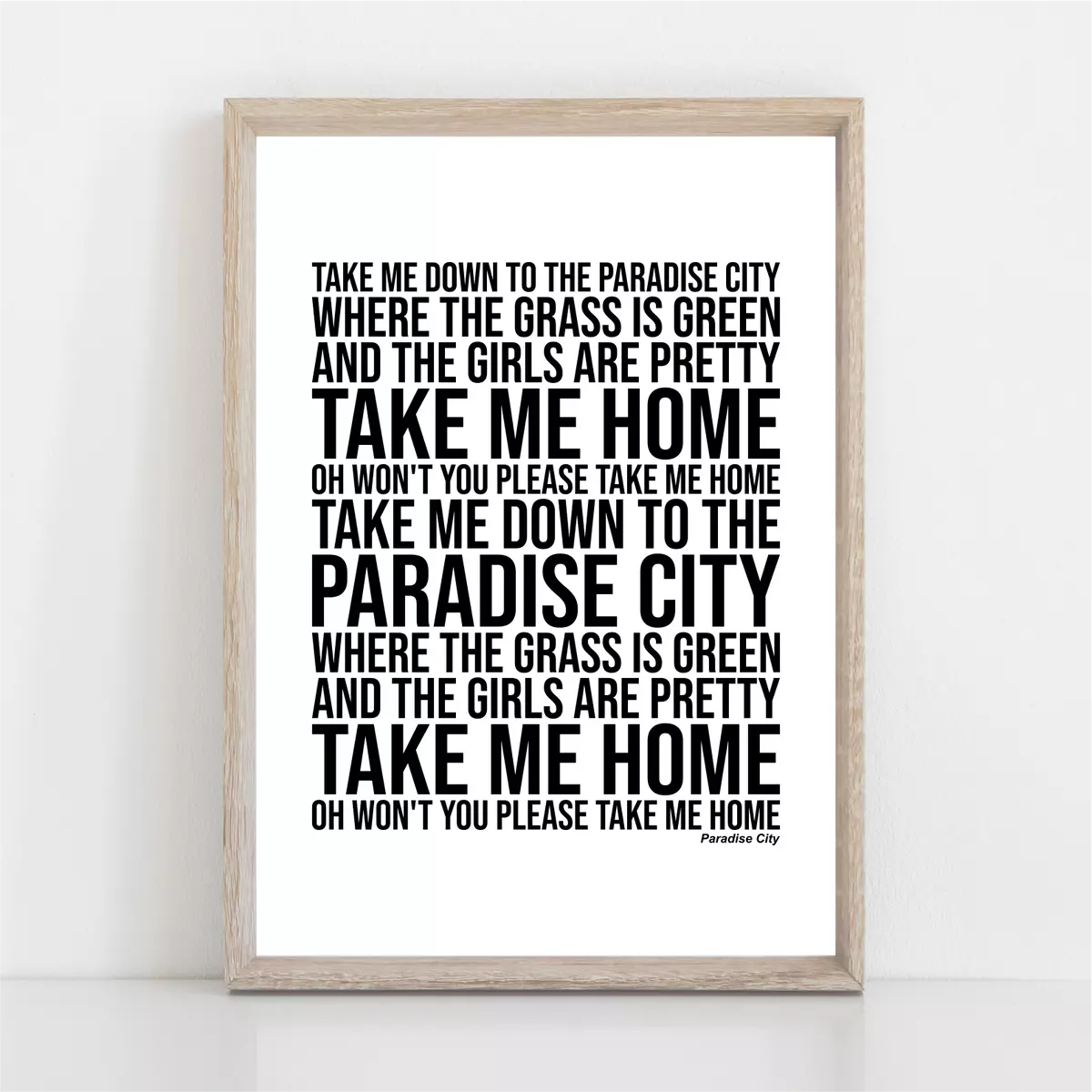 Patience by Guns n' Roses - Song Lyric Poster Illustration – Song Lyrics Art