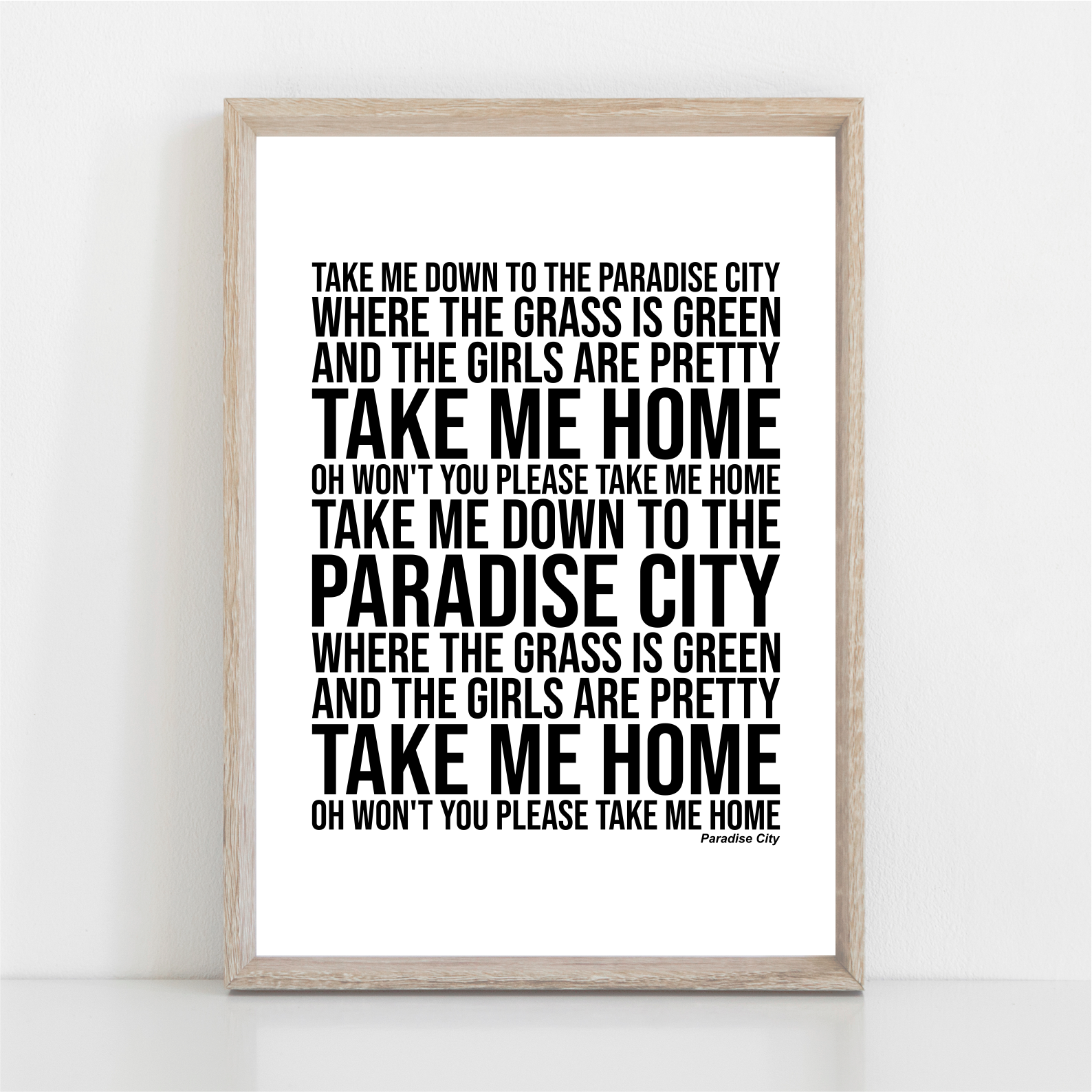 Paradise Lyrics