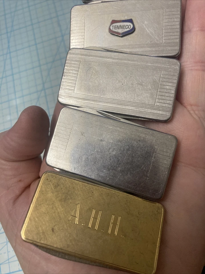 5 USED Vintage IMPERIAL Stainless USA Money Clip Knives. Nice Mixed Lot, LOOK! - Image 3 of 4