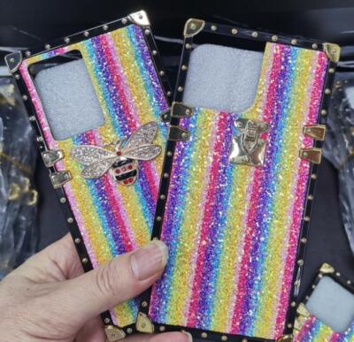 Rainbow Bee Luxury Phone Case For Xiaomi Redmi 9T Note 12 11 10 POCO X3 M4 10C