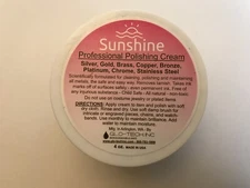 1- 4oz Sunshine Metal Polish! Cleans All Metals! Removes Tarnish From Silver!