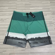 Oakley Andscape Boardshort Graphic Print Mens Size 36 Green Shorts 9" 50
