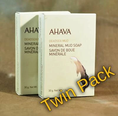Ahava Mineral Mud Soap 30g TWIN PACK