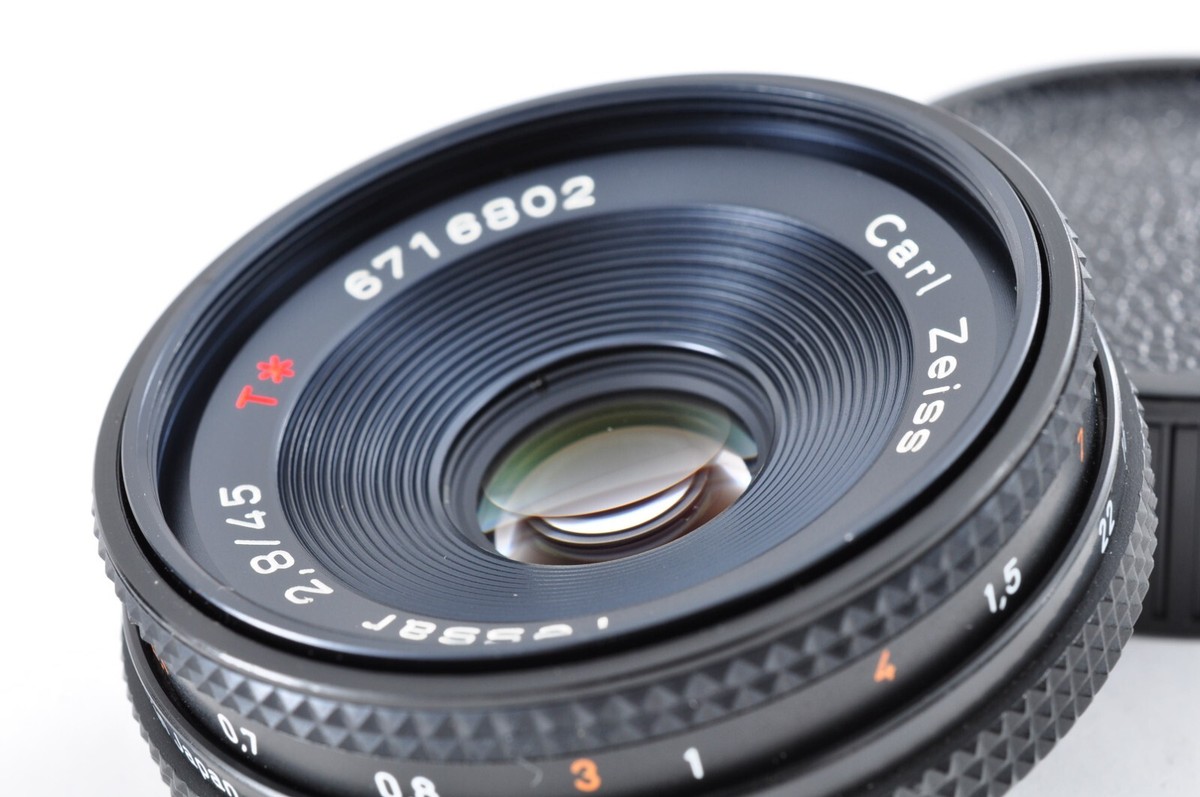 Contax Carl Zeiss Tessar T* 45mm F/2.8 AEJ Pancake MF From Contax Carl Zeiss Tessar T* 45mm F/2.8 AEJ Pancake MF From