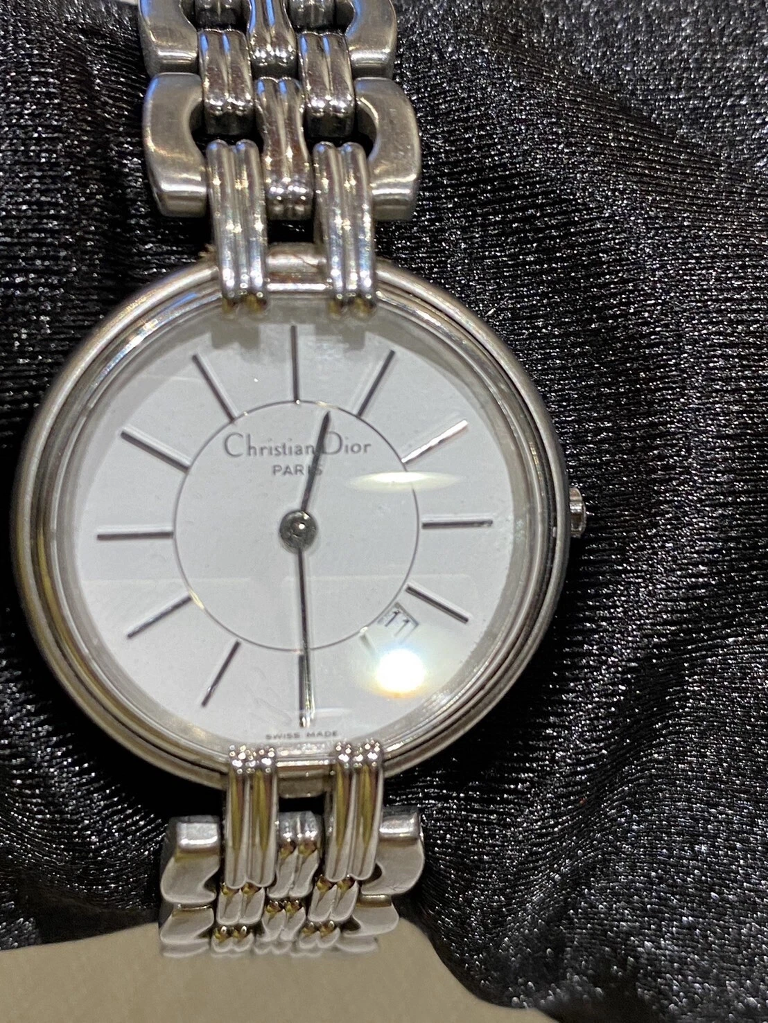 Montre à quartz Christian Dior Bagheera D65 100   Bracelet en acier inoxydable Taille : 6 inc