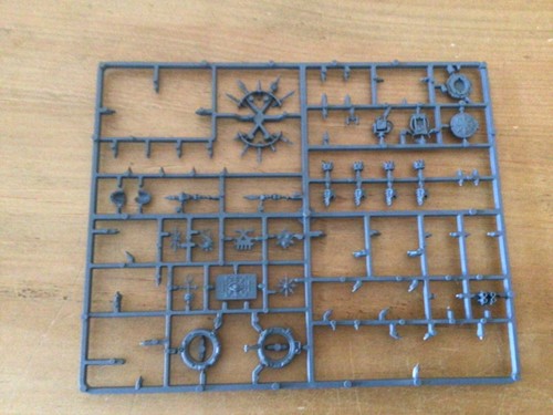 Games Workshop Chaos Space Marine Predator Vehicle Accessories Parts Sprue (4)