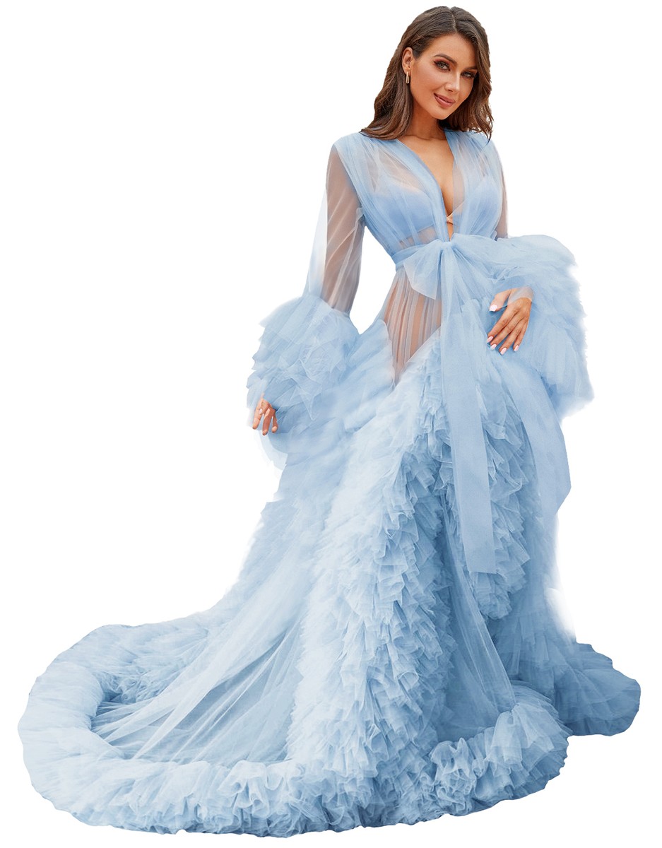 blue sheer maternity dress 2024 Mesh For Photoshoot Blush Tulle Maternity Baby Shower Dress Web Collection: Birthday Dresses Best Fall Formal Dresses Size:1x 10/12 or the little black