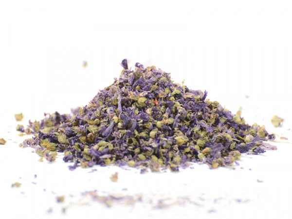 GERÜCHE-KÜCHE Malvenblüten blau geschnitten -Malven Tee-Malventee-Malven Blüten getrocknet 20g