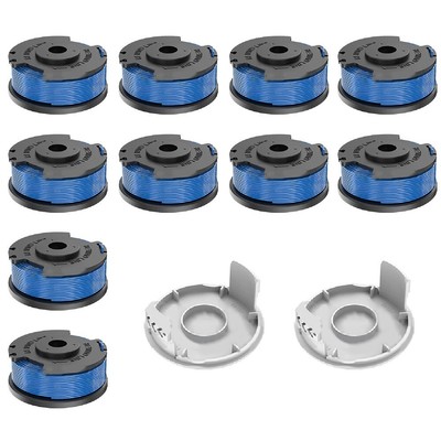 Akku Rasentrimmer Spule Schnur 11 Fuß Länge 0 065 Zoll Durchmesser 10er Pack