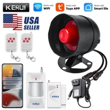 KERUI Wireless WiFi Alarm System Siren Smart Home Security Burglar Tuya APP Kit