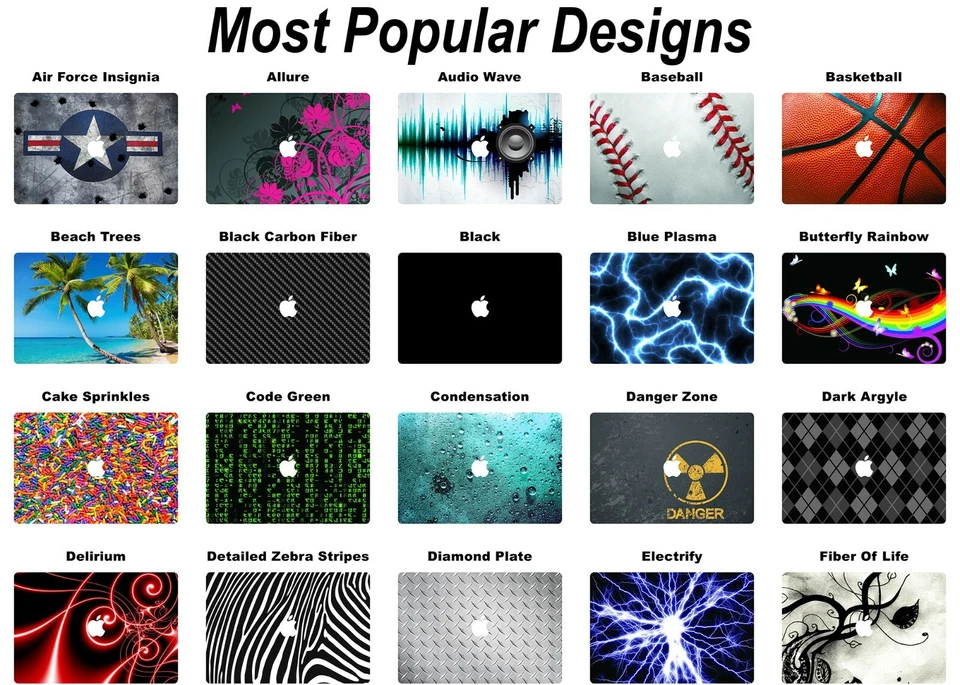 Choose Any 1 Vinyl Decal/Skin for MacBook Pro 15" (2009-2013) - Model A1286 - Image 2 of 4