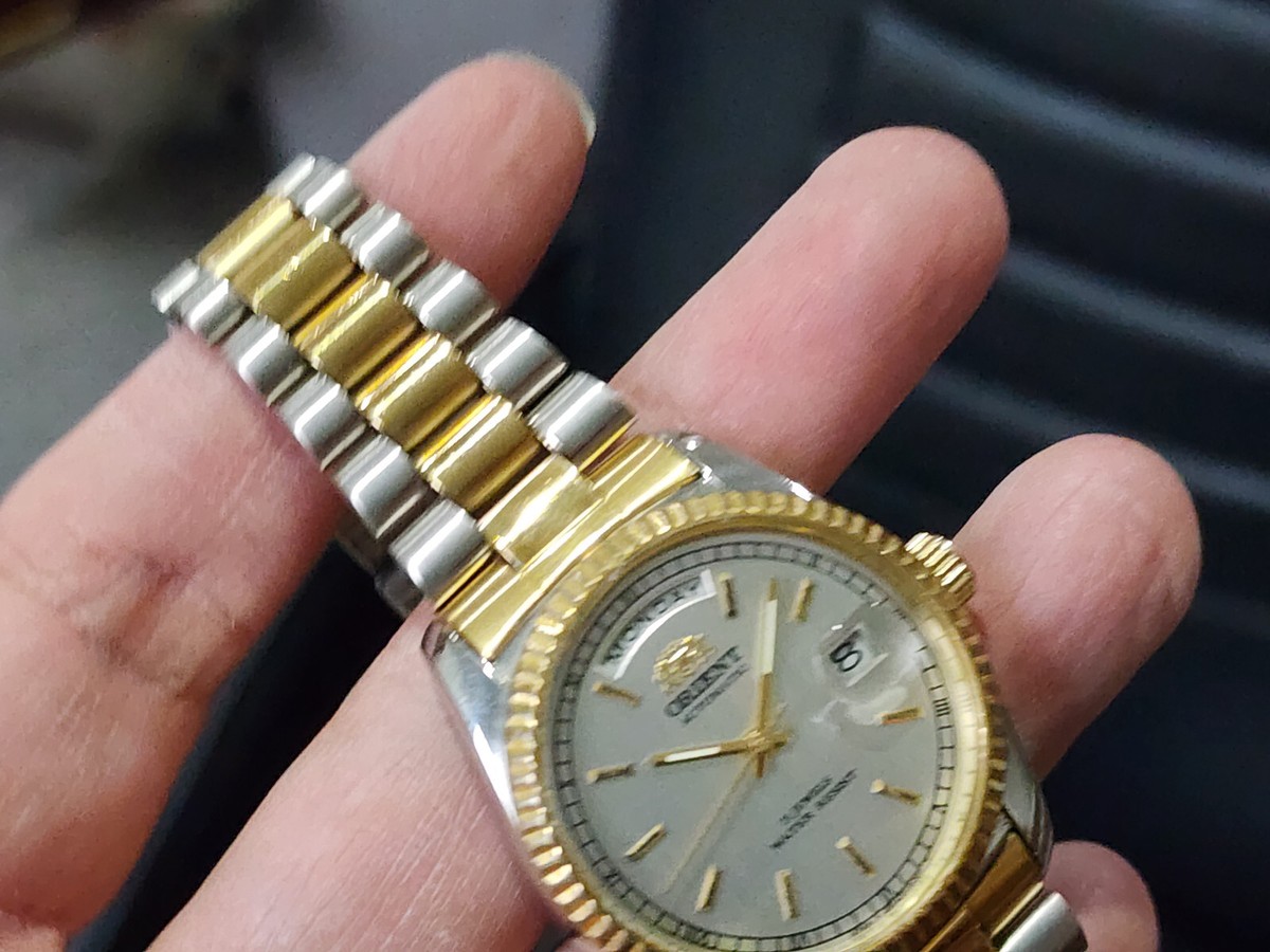 ORIENT President シルバー ゴールド 2点セット