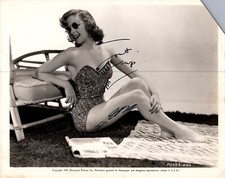Susan hayward (1939) 🎬⭐ Original Signed Autograph Leggy - Cheesecake Photo K 87