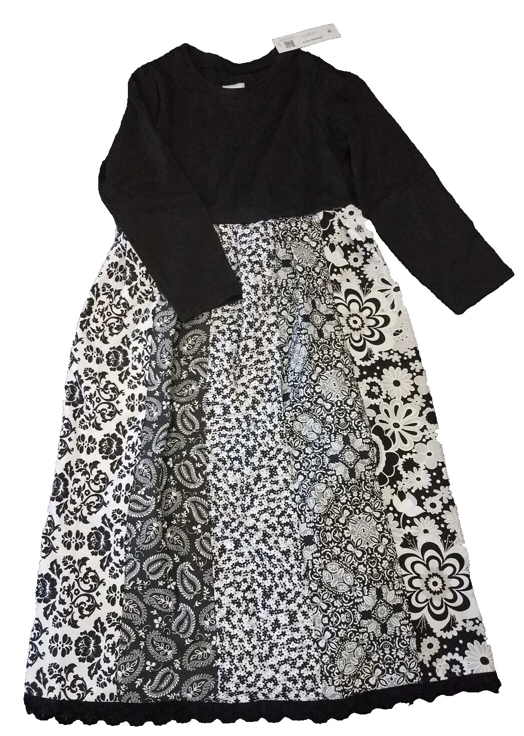 Mezcla de algodón Handmade Vestidos De Navidad Para Niñas