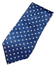 Tommy Hilfiger Blue dark  Silk Neck Tie Preppy Classic Necktie