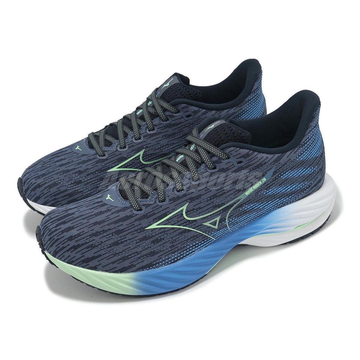 Mizuno Wave Rider 28 ブルー SHOE REVIEW: Mizuno Wave Rider 28 - Canadian Running Magazine