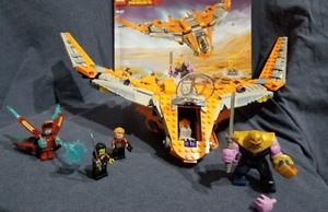 lego thanos with all infinity stones ebay