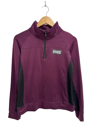 PINK Victoria's Secret Ultimate Women's Burgundy Pullover Sweatshirt Size M