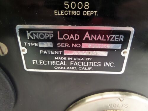 Knopp Type BV Load Analyzer - Picture 3 of 6