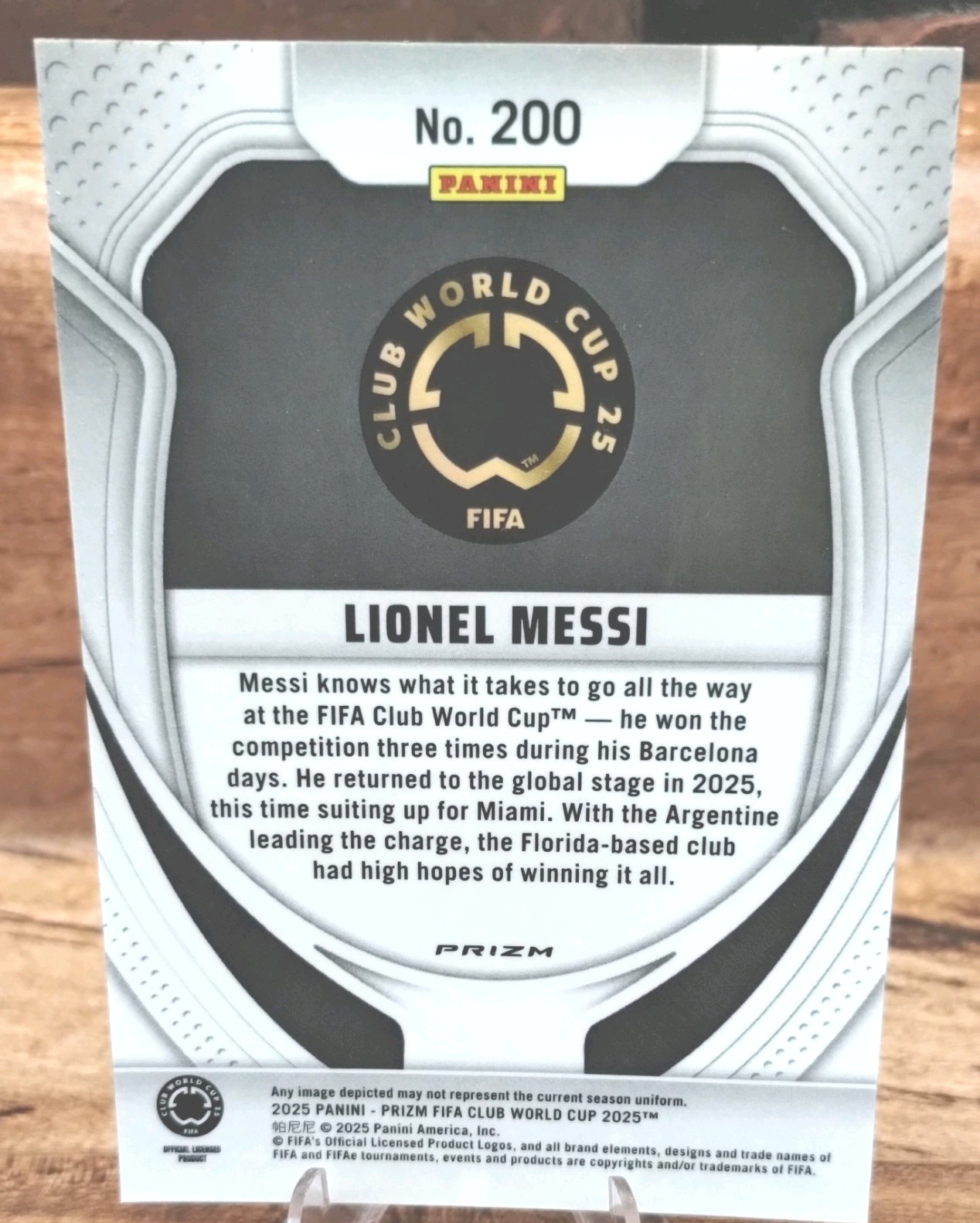 Lionel Messi 2025 Panini Prizm FIFA Club World Cup Pulsar Prizm #200 🔥📈 view 2
