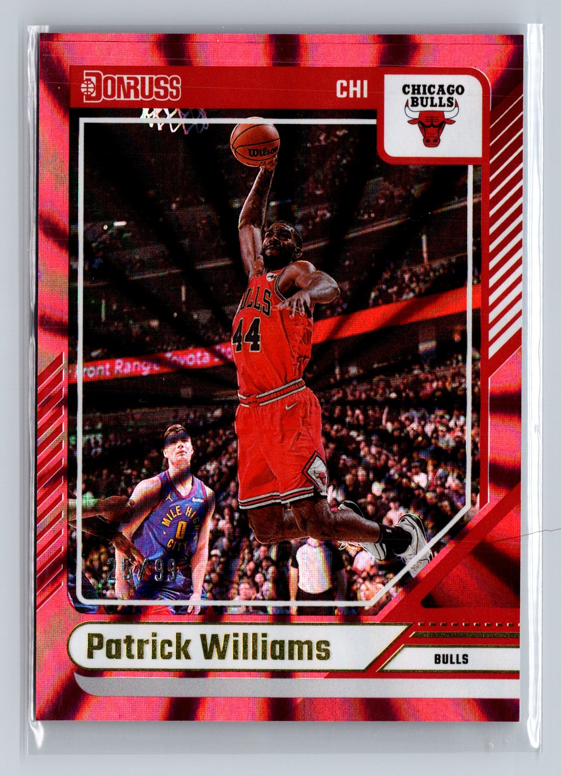 2024-25 Donruss #96 Patrick Williams Holo Red Laser #/99