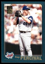 Troy Percival 2001 Topps #419 Anaheim Angels MLB READ FREE SHIPPING AutographDen