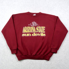 Vintage 90s Arizona State Sweatshirt Size XL Crewneck ASU Sun Devils USA Made