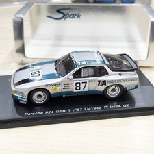 SPARK 1/43 Porsche 924 GTR #87 1982 IMSA GT 1st Place Silver Model S0987