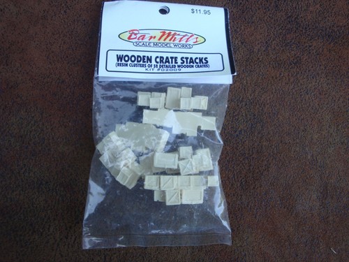 Pilas de cajas de madera para modelismo ferroviario - escala HO de Bar Mills #02009 NUEVO | Zustand: New