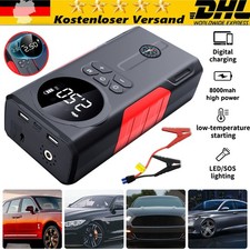 Auto Starthilfe Jump Starter Ladegerät 12V KFZ Booster  Luftkompressor DHL