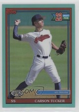 2021 Topps Pro Debut Chrome Aqua Refractor 29/75 Carson Tucker #PDC-197 5w0