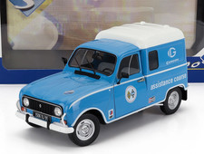 R4 / 4L / RENAULT 4 F4 VAN GORDINI SERVICE 1976 au 1:18 de SOLIDO S1802209