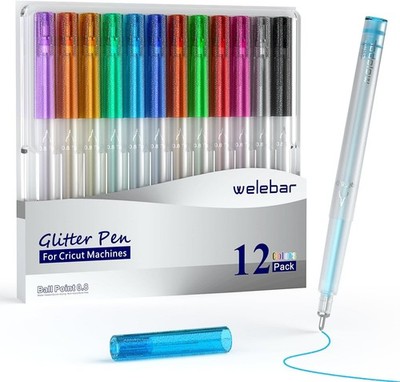 Glitter Gelstifte für Cricut Maker 3/Maker 4/Explore 3/Explore 4/Air 2, Set mit 