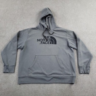 THE NORTH FACE LOGO HOODIE 直営店限定 XL グレー The North Face Hoodie Mens XL Gray Pullover Hooded Pockets Graphic