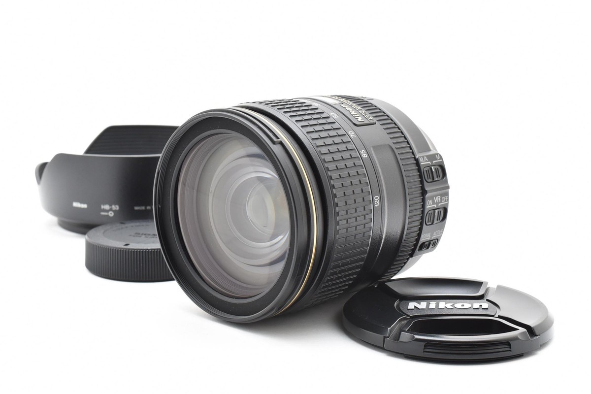★美品★ Nikon AF-S 24-120mm 1:4 ED VR N Nikon AF-S Nikkor 24-120mm F/4 G ED VR N Lens [Exc+++] #2635365A