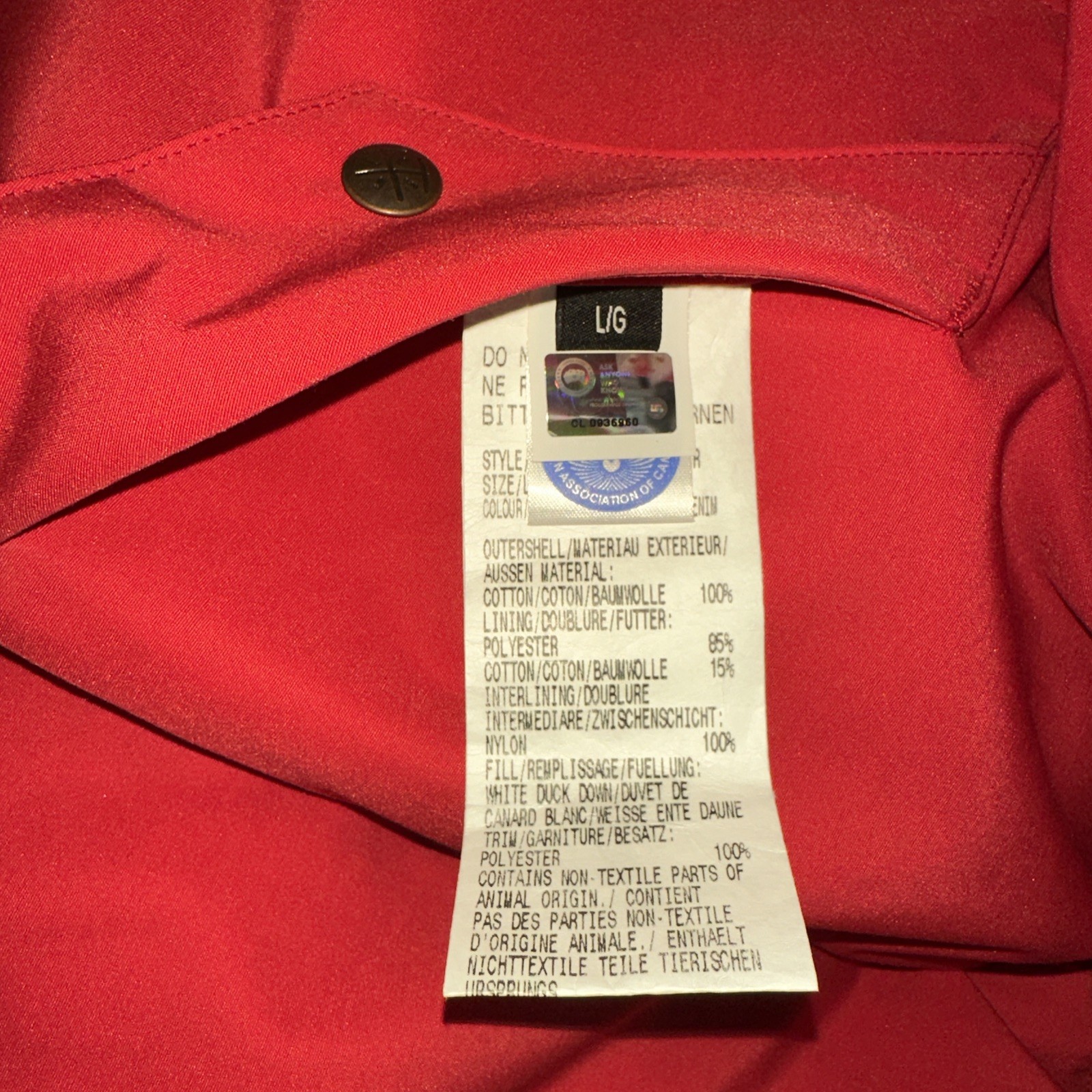 Rare Canada Goose x Levi’s 1 of 300 Denim Reversible Freestyle Vest Jacket 2013 thumbnail 13