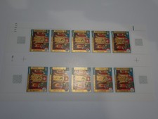 ANDORRE FEUILLE COMPLETE 10 TIMBRES N°244 NEUFS**. BONNE COTE