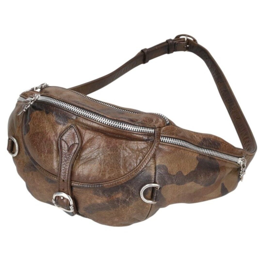 CHROME HEARTS #1 SNAT PACK CAMO SNUTPACK total pattern leather waist bag Used ce thumbnail 2