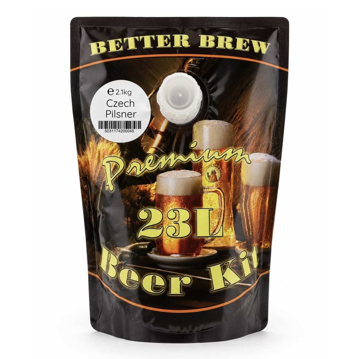 Better Brew Czech Pilsner Beer Kit 2.1kg 40 Pints 23L Home Brew 4.8% ABV