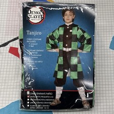 Tanjiro Demon Slayer Child Costume Anime Dress Up Child S 4-6 