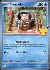 Slowpoke 016/128 Common ME: 30th Celebration Pokemon Near Mint
