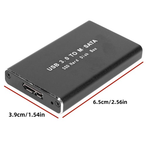 Compact USB3.0 6Gbps mSATA External Drive Case For Windows/Mac/Linux NEW - Photo 12/12