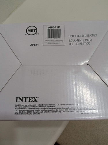 Intex 66641E 120 V Quick Fill kabellose wiederaufladbare aufblasbare Luftbettpumpe Neu - Bild 6 von 6